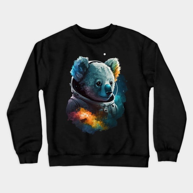 koala Crewneck Sweatshirt by a cat cooking